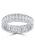 Marquise Diamond Eternity Ring 14K White Gold C3807