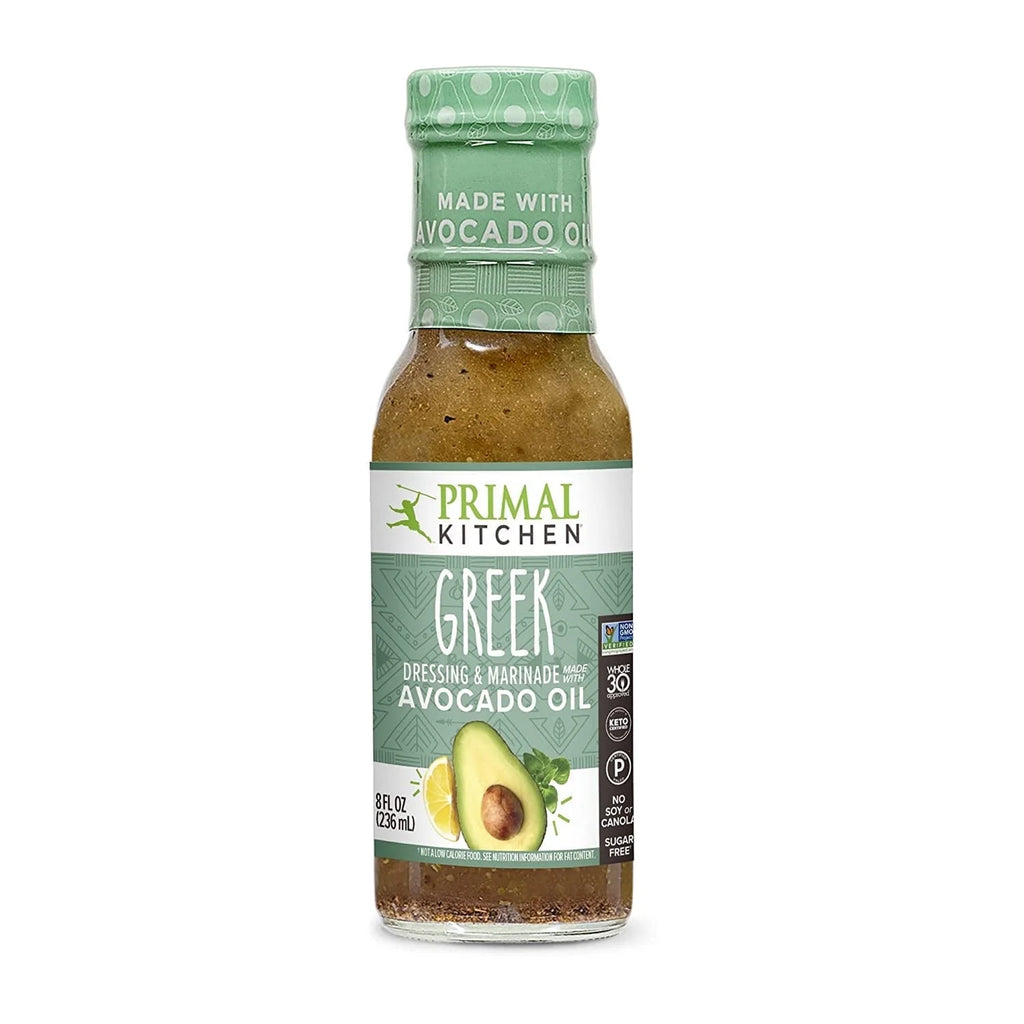 Greek Vinaigrette & Marinade with Avocado Oil 8 fl oz Pack of 2 F7367