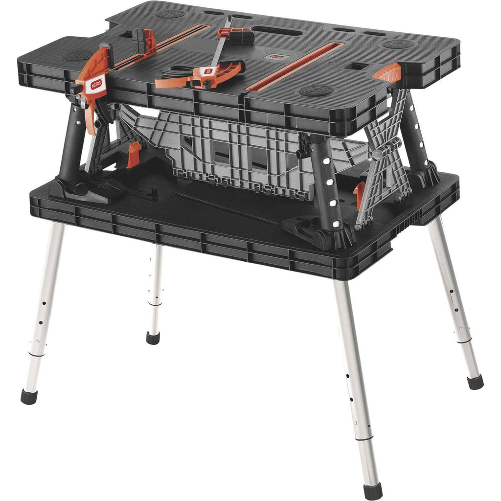 Folding Work Table with Extendable Legs V159