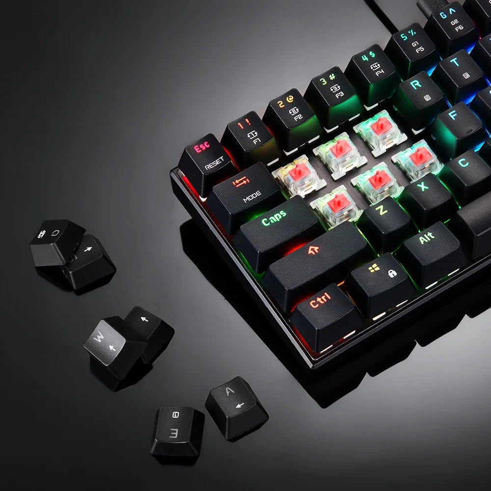61 Keys RGB USB Mechanical Gaming Keyboard F72444
