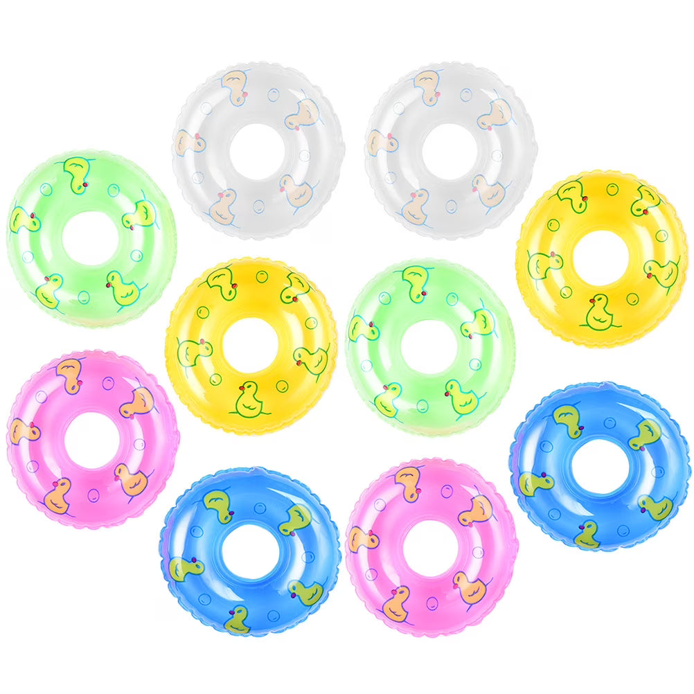 10pcs Inflatable Dolls Swim Rings Toys T16550