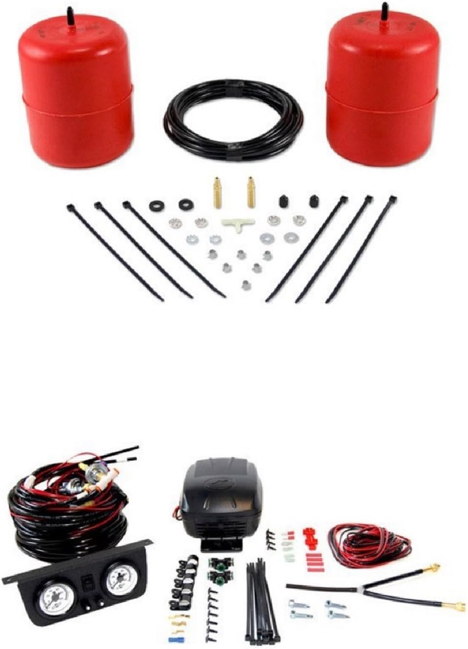 Set of Air Lift 1000 Series with Load Controller II On-Board Air Compressor System Kit I421005
