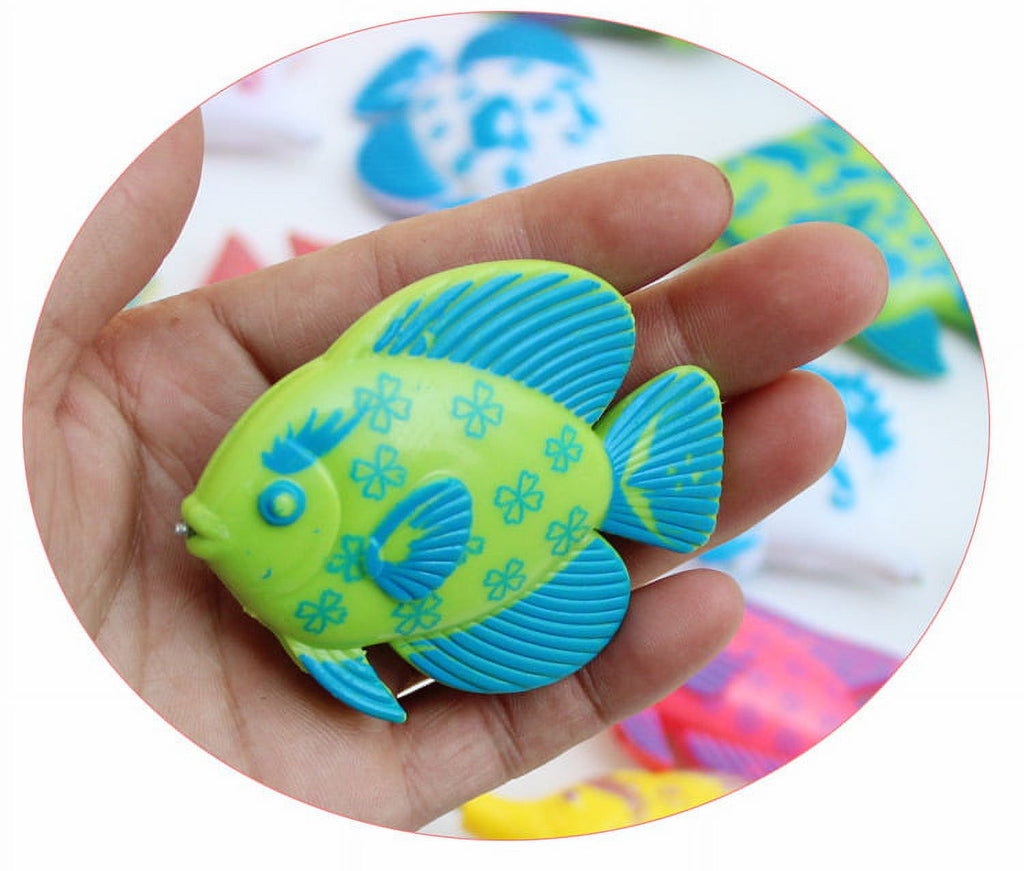 Magnetic Fishing Toy Set with 1 Fishing Rod and 6 Fishes T5881
