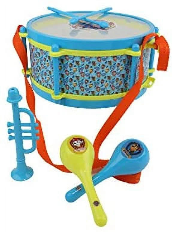 6 Piece Blue Drum Set E549505