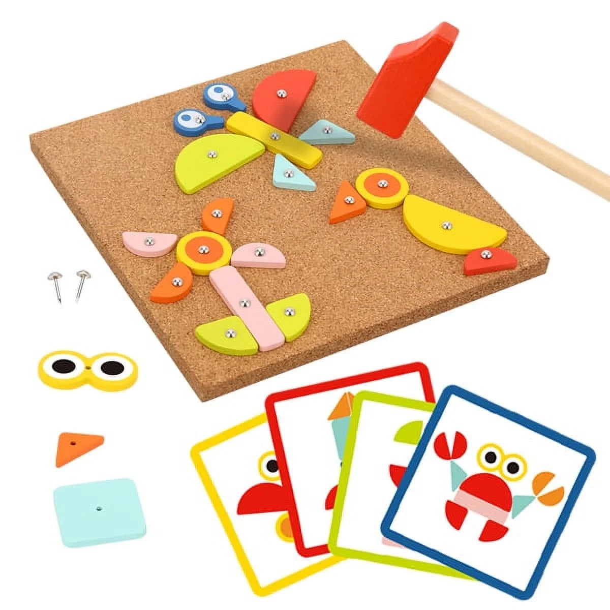 Wooden Hammering Pounding Toy with Mallet W310560