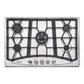 30 Inch Propane Gas Cooktop, 5 Burner Built-in Stainless Steel Gas Stove Top Z27972