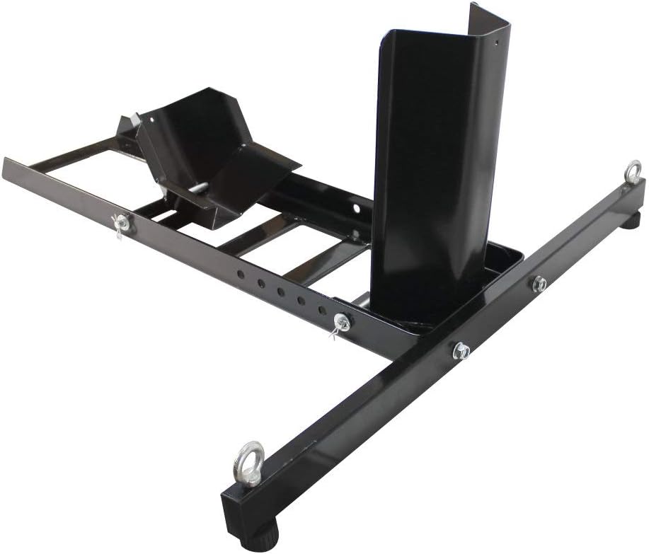 Heavy-Duty Adjustable Motorcycle Wheel Chock Stand Y553003