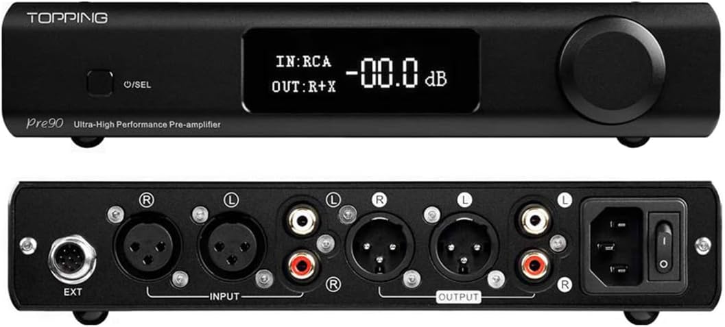 Black Preamplifier with RCA Balanced XLR Output N159125