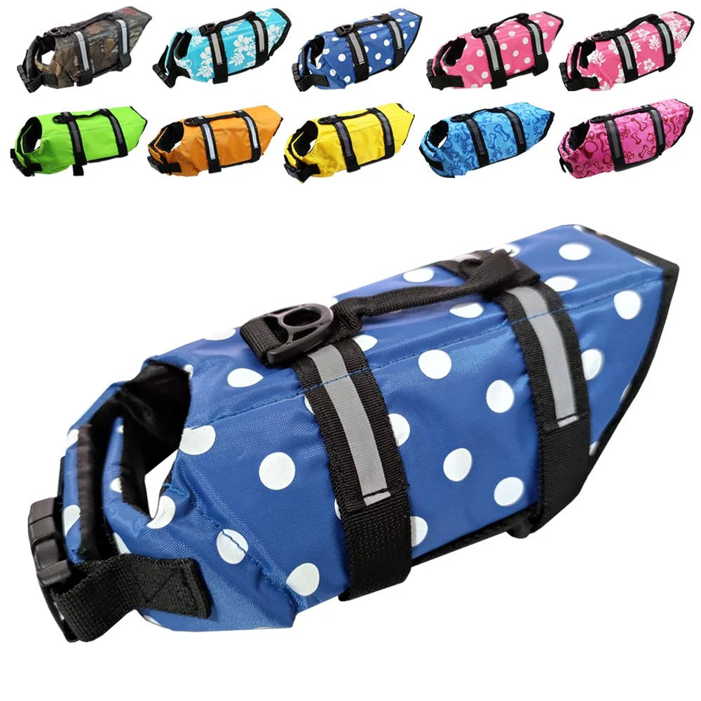 Dog Life Jacket with Reflective Stripes E644