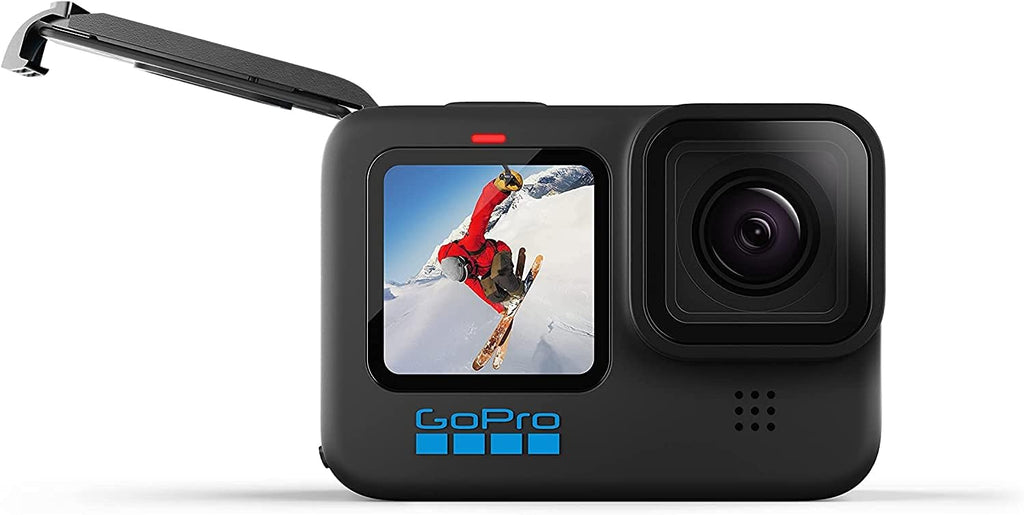 HERO10 Black Camcorder with 64GB microSD, 2 Batteries, Charger, Underwater Housing, LED Light Kit, Carry Case J18646