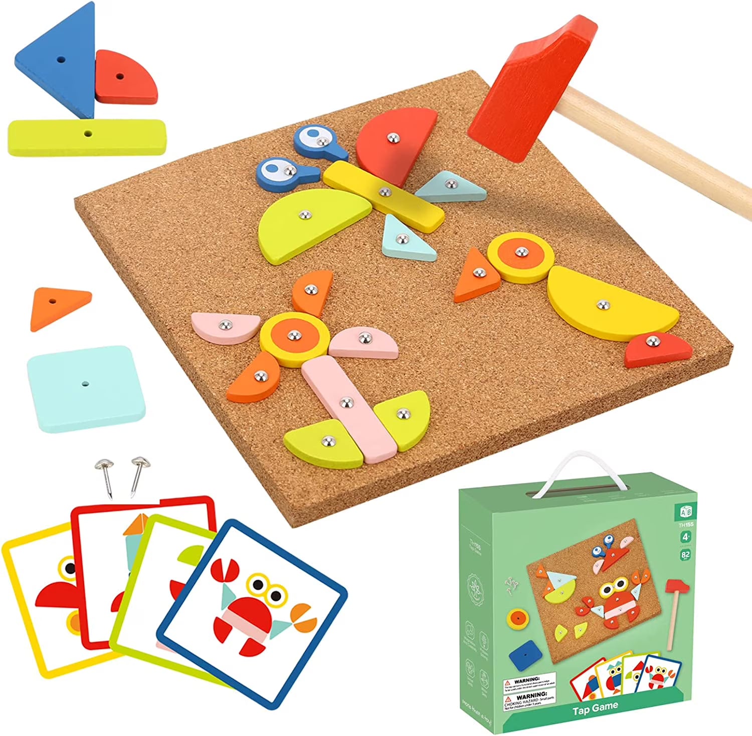 Wooden Hammering Pounding Toy with Mallet W310560