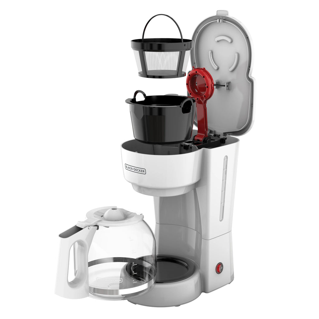 White 12 Cups Coffemaker Z71801