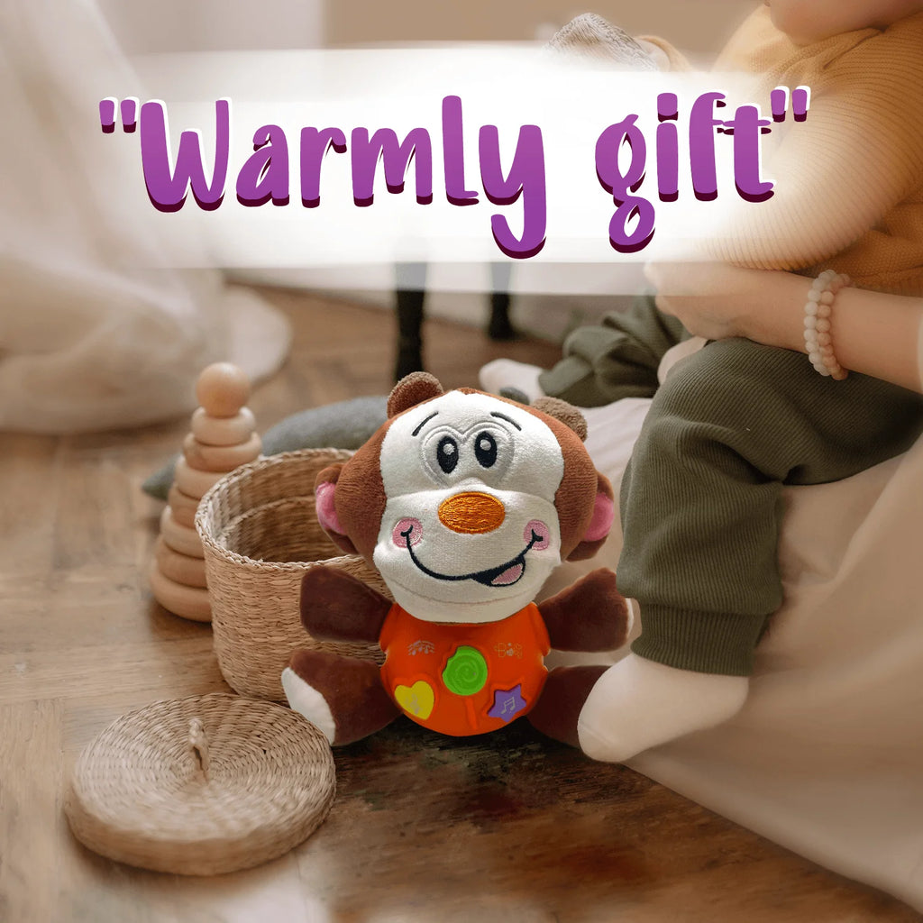 Plush Monkey Baby Toy W9657