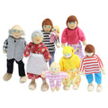 Miniature Dollhouse Accessories 7 People Set Doll Toys Y943