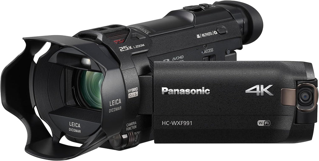 4K Ultra HD Video Camera Camcorder with 20X Optical Zoom, HDR Capture, Wi-Fi (Black) W8186