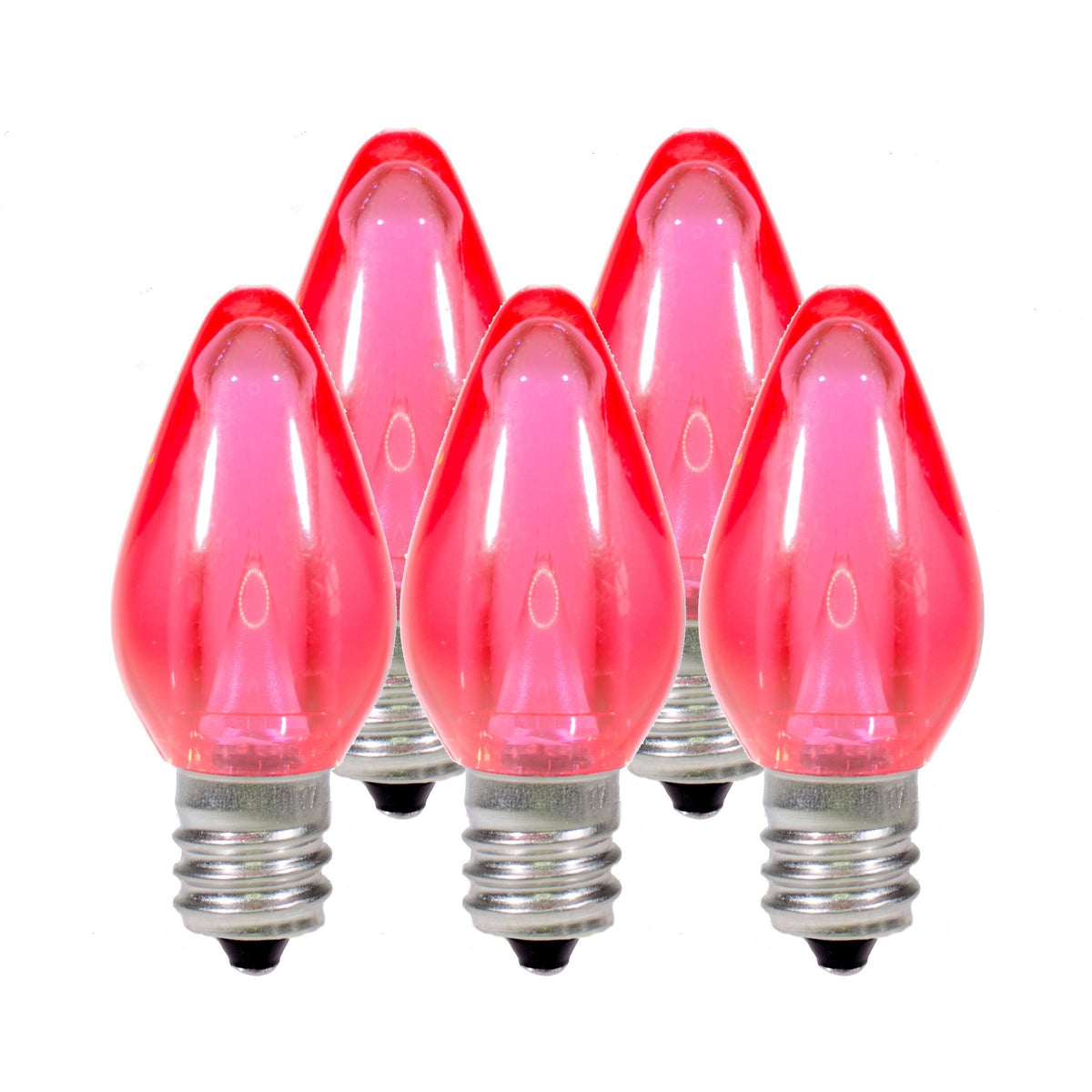 Smooth Pink LED Christmas Light Bulbs H55392