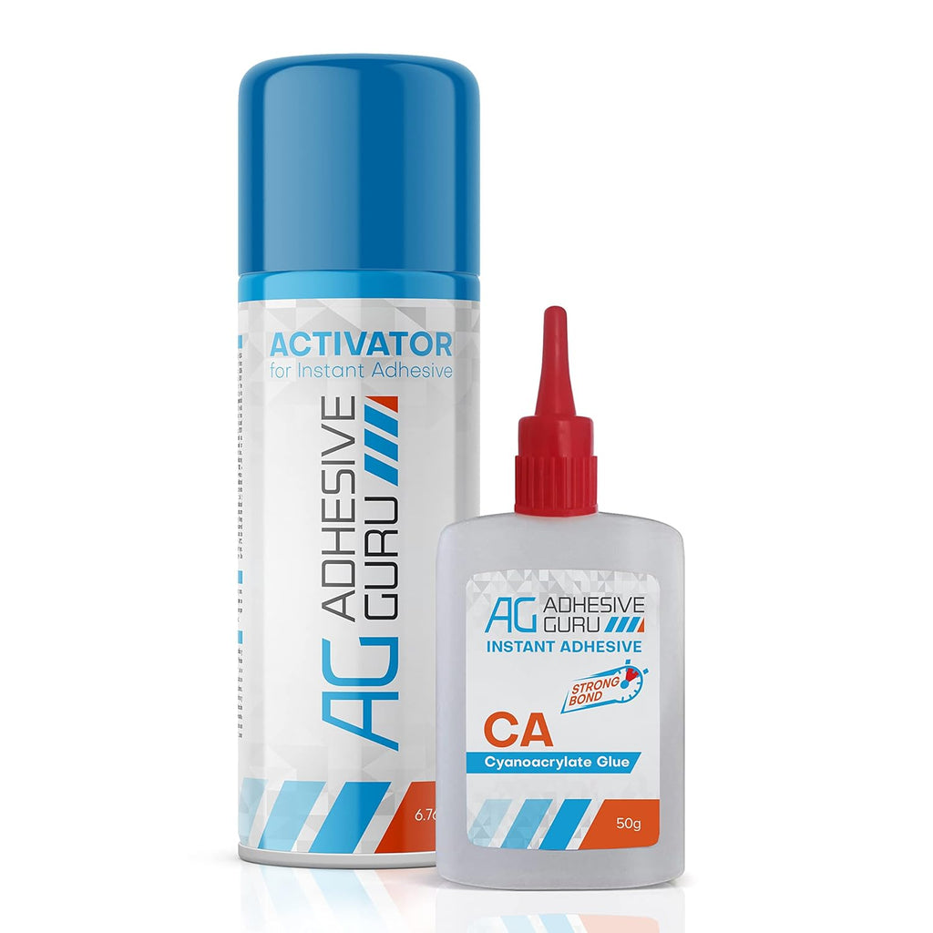 CA Glue with Activator (1.7 oz - 6.76 fl oz) Cyanoacrylate Glue U7982