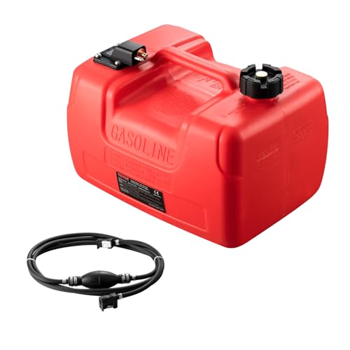 12 Gallon Portable Plastic Boat Fuel Tank T5652