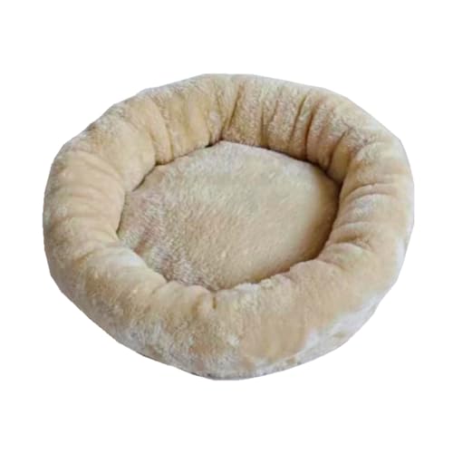 13.8" Beige Round Cushion Cover for Cat Perch W348898