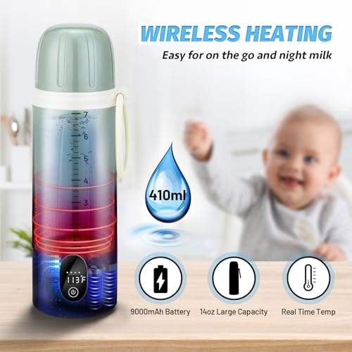 14 Ounce Pink Portable Water Warmer G86074