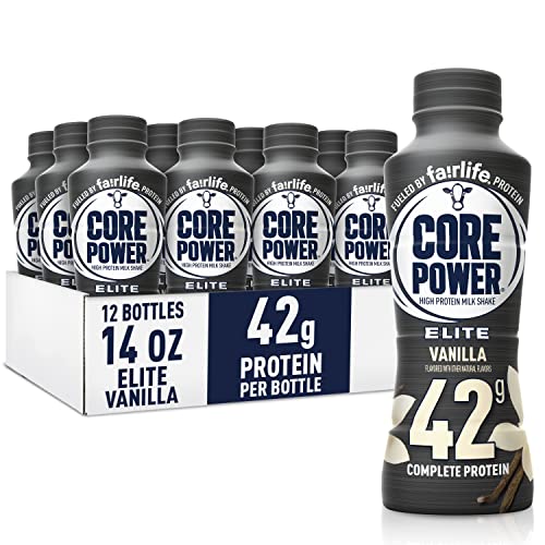 Vanilla High Protein Shake, 42g, 14oz, 12 Pack A50539