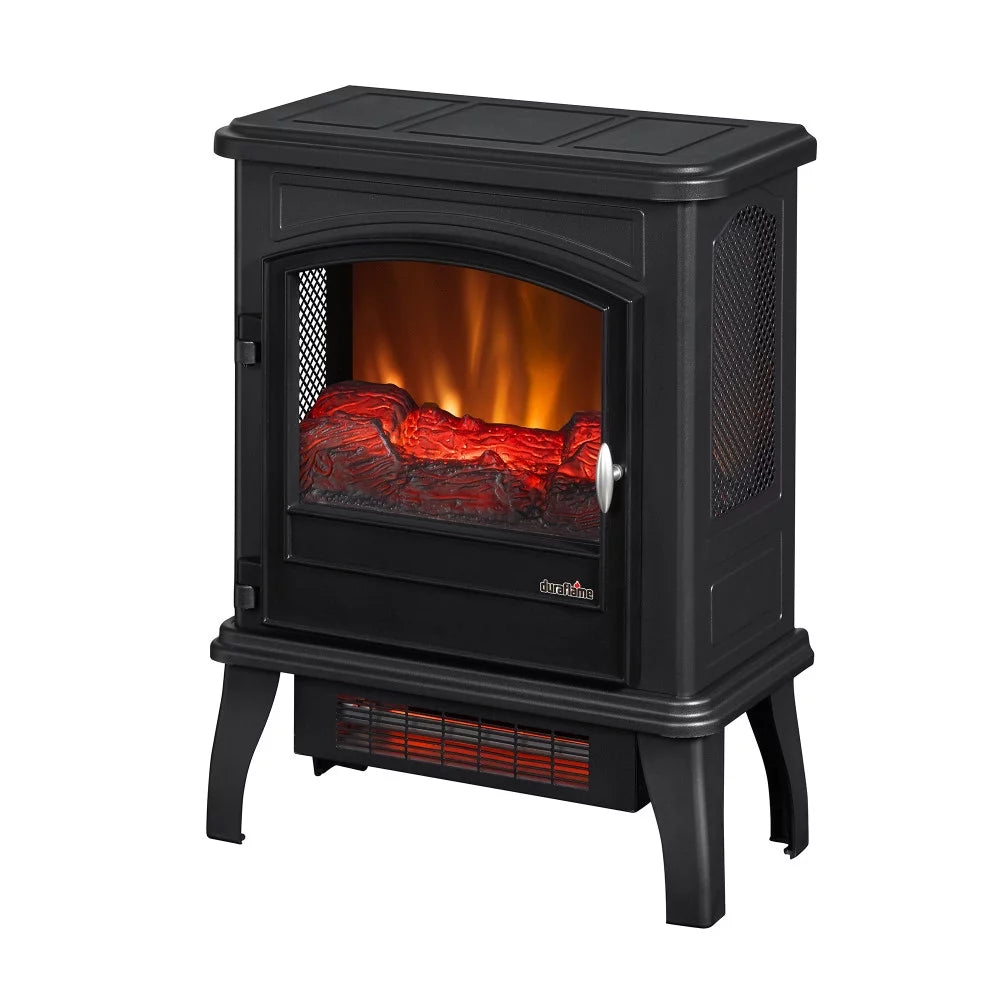 Black Infrared Quartz Electric Fireplace Stove Heater U862
