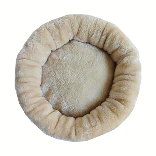 13.8" Beige Round Cushion Cover for Cat Perch W348898