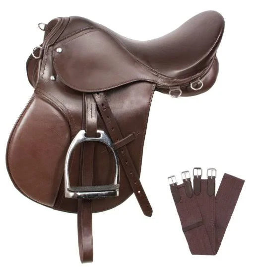 Brown All Purpose English Riding Saddle V29223