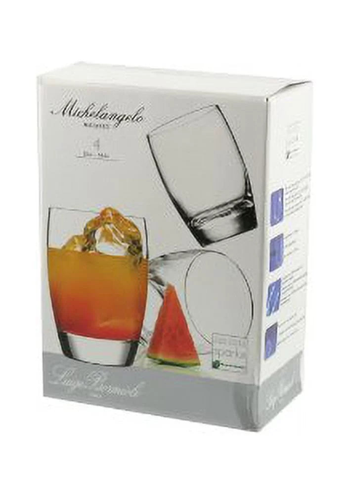 Set of 4 12-Oz. Double Old Fashioned Glasses O859