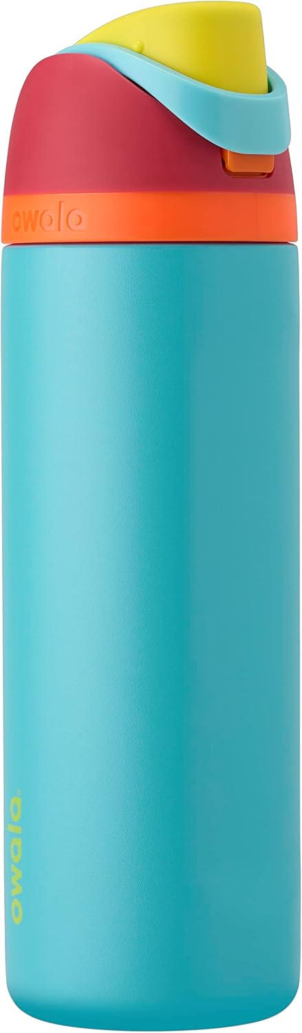 32 Oz Insulated Stainless Steel Water Bottle with Straw F3443