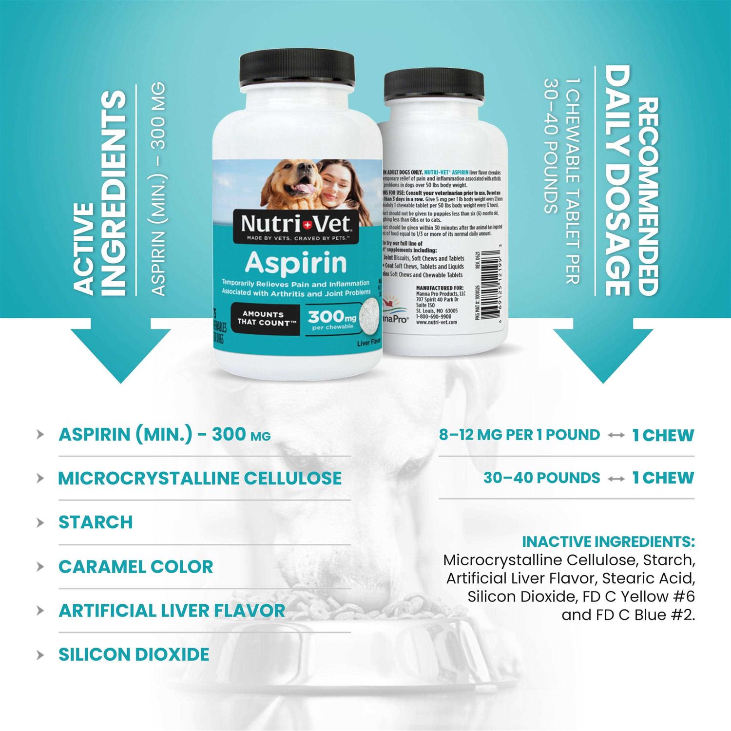 Aspirin for Large Dogs W35207