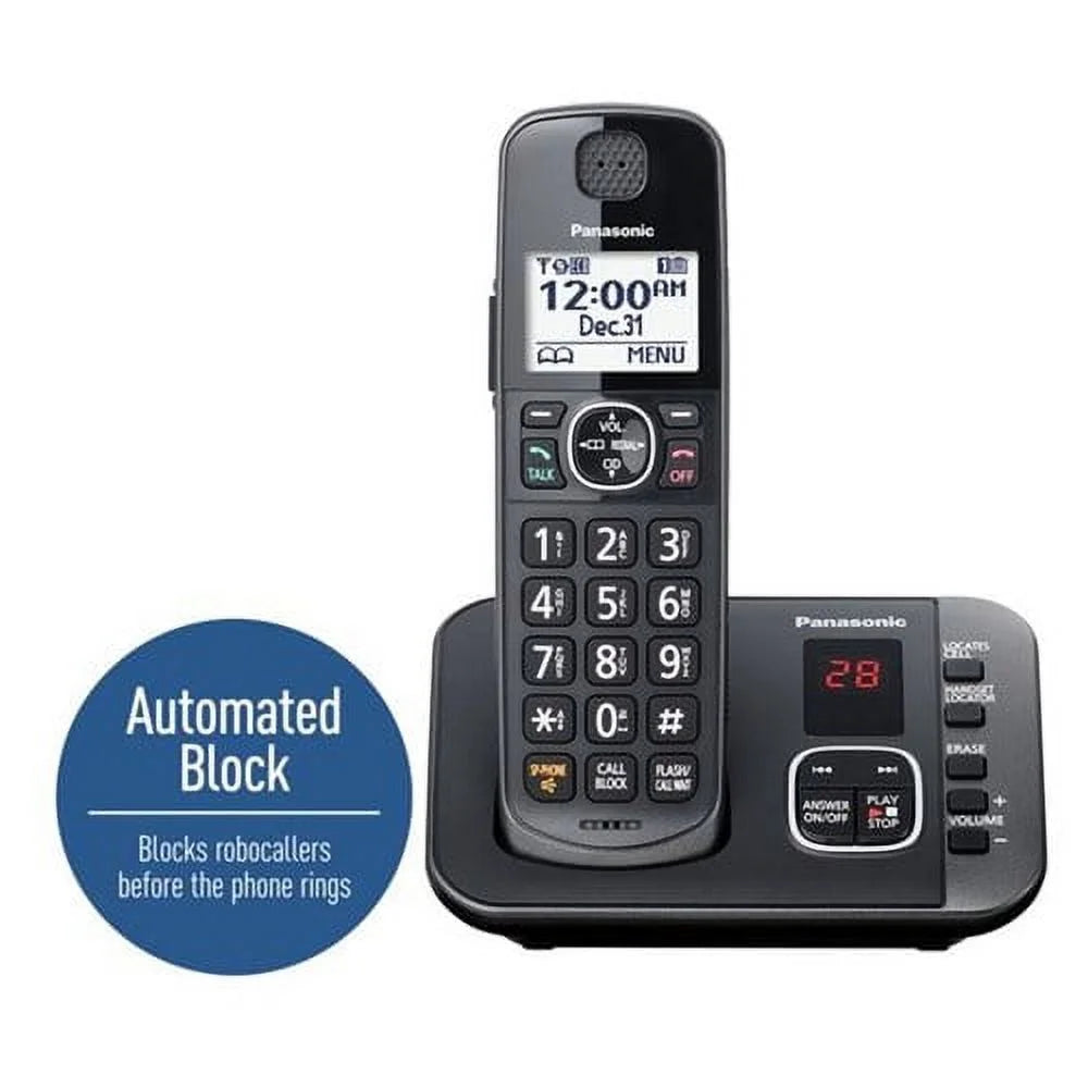 3 Handset Black Cordless Phone F955