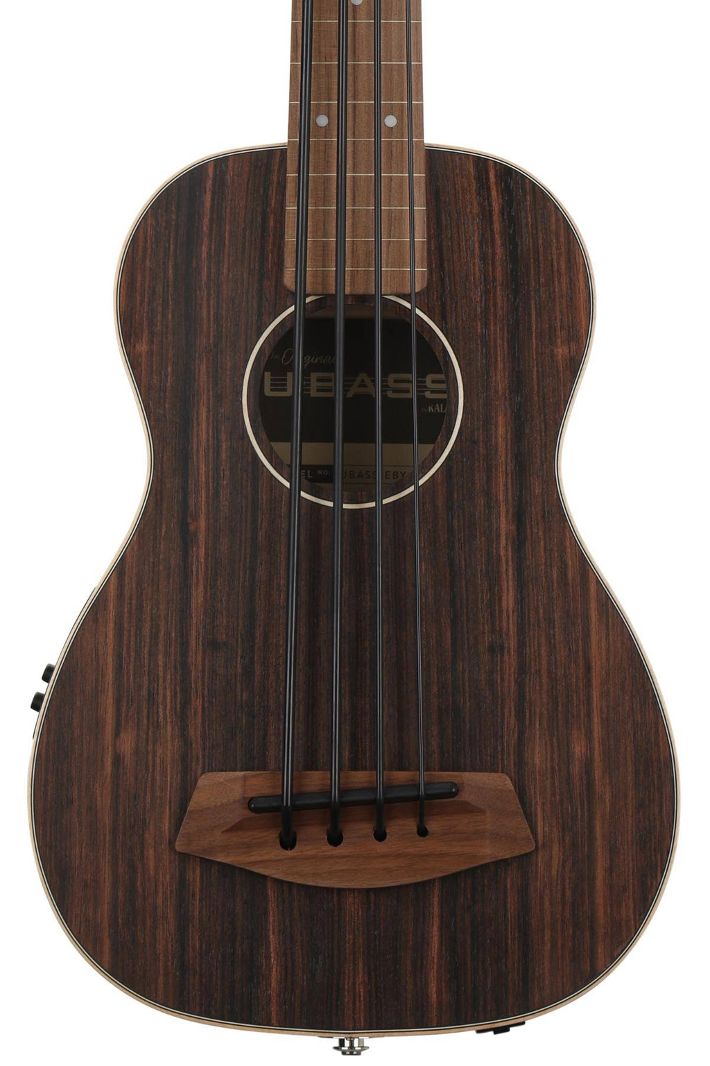 Striped Ebony Fretless Acoustic-Electric U-Bass T757620