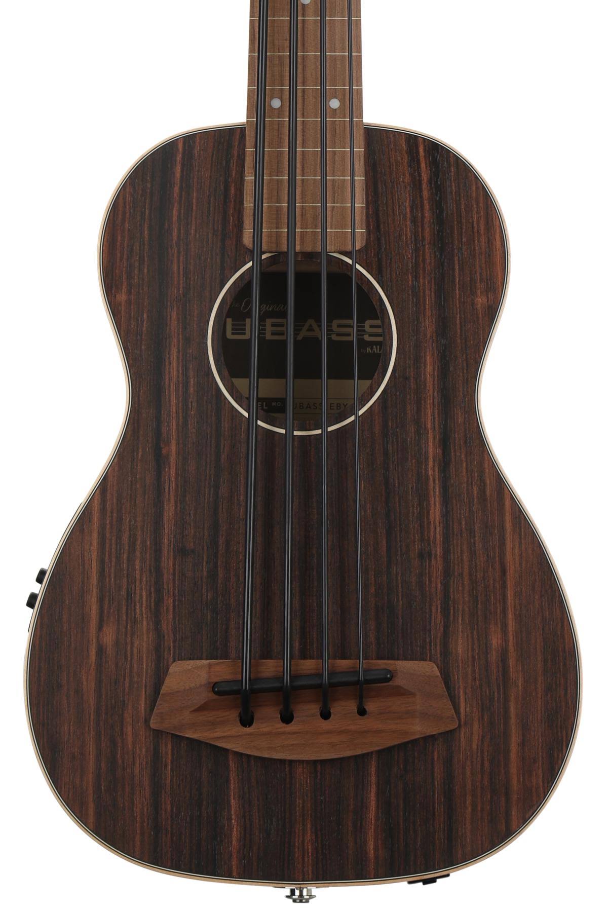 Striped Ebony Fretless Acoustic-Electric U-Bass T757620
