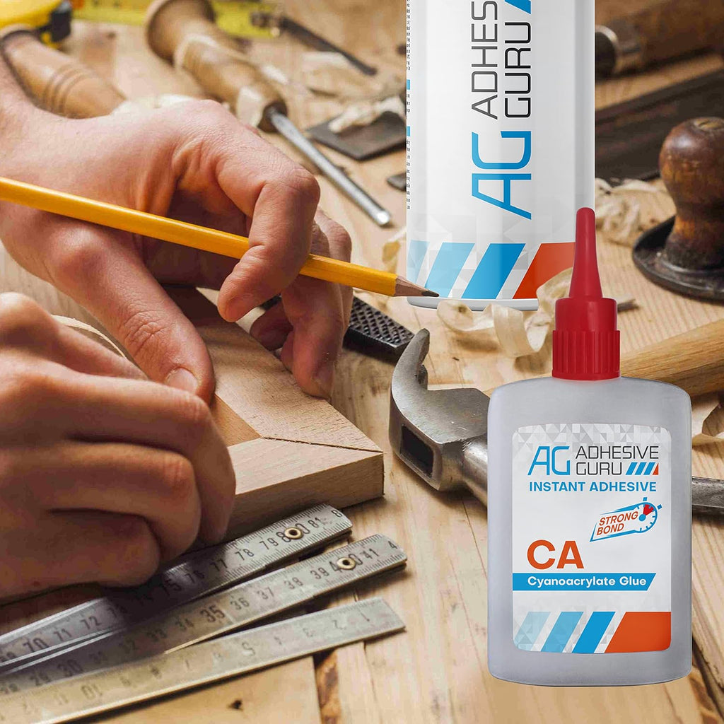 CA Glue with Activator (1.7 oz - 6.76 fl oz) Cyanoacrylate Glue U7982