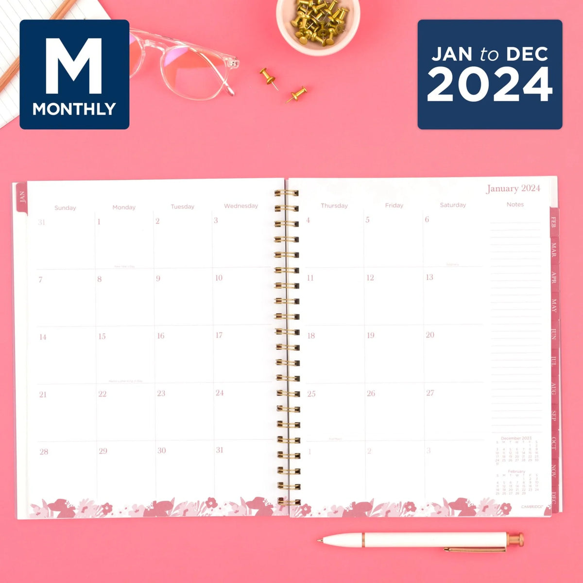 Large Weekly Monthly Planner L847187