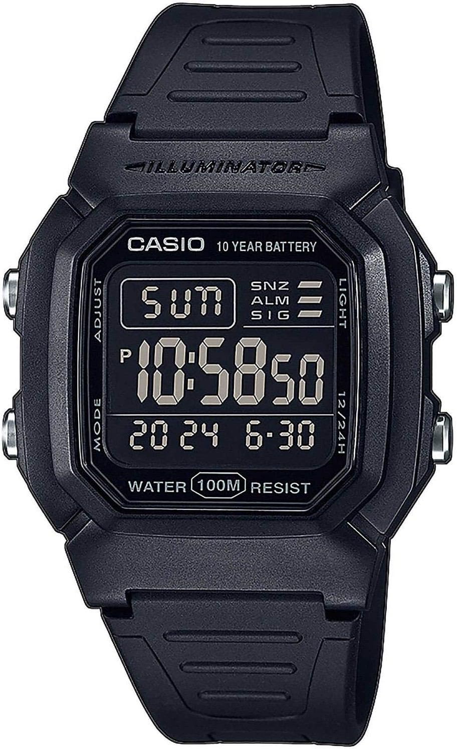 Black Digital Watch T729
