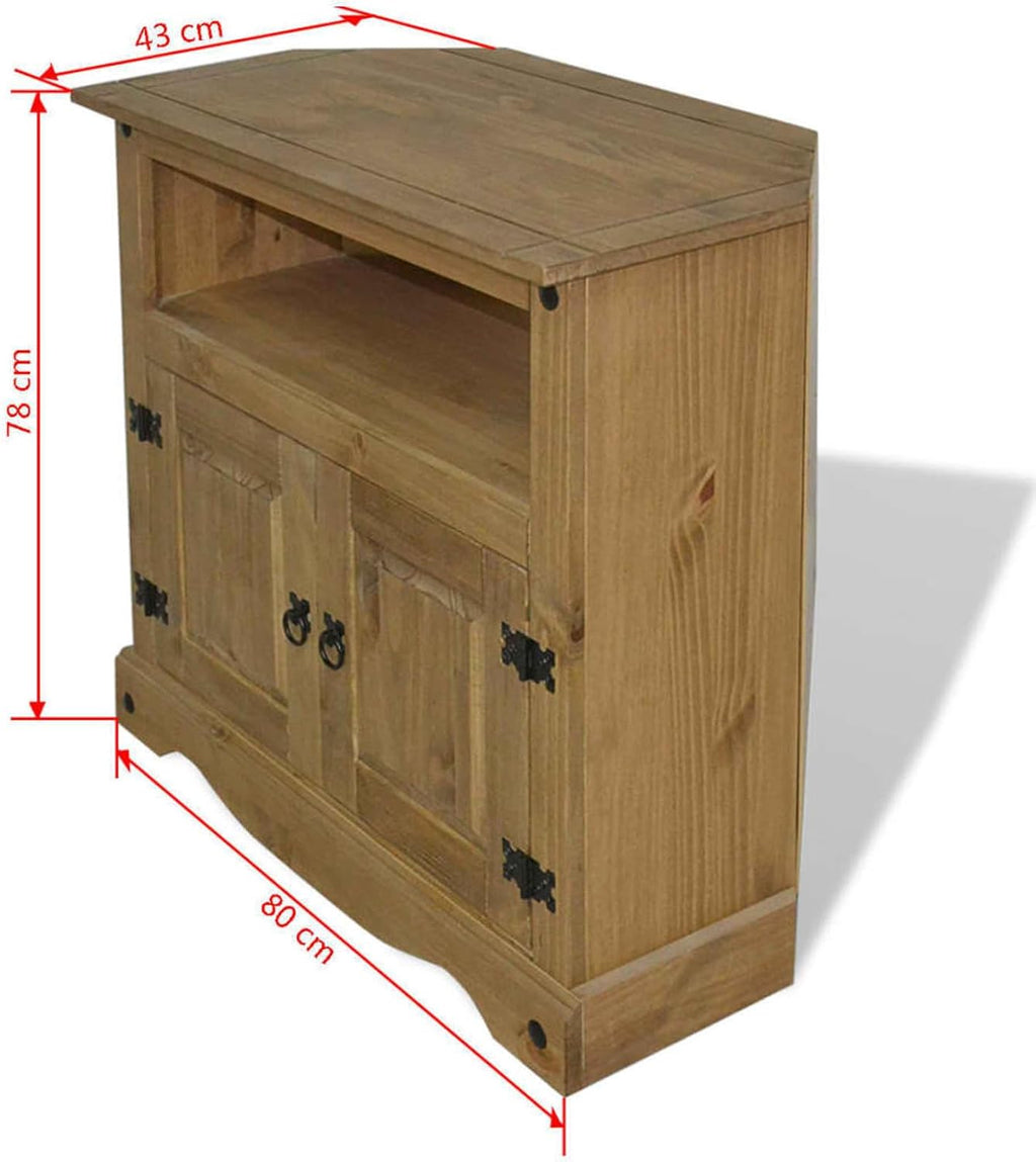 Console Table Mexican Pine 31.5"x16.9"x30.7" Q11832