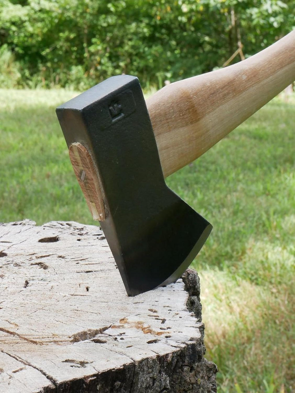 18" Curved Wooden Handle Camp Axe Y57357