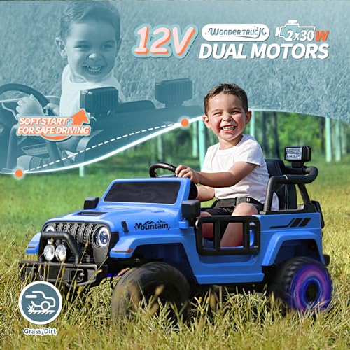 Pink 12V Kids Ride on Truck Electric Vehicle with Remote Control J889016