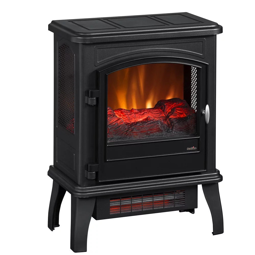 Black Infrared Quartz Electric Fireplace Stove Heater U862