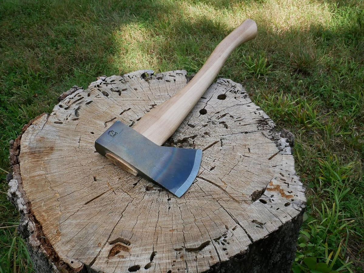 18" Curved Wooden Handle Camp Axe Y57357