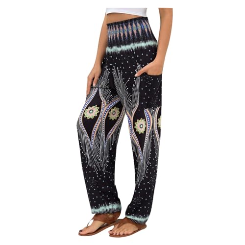 Women Joggers with Pockets High Waisted Stretch Running Yoga Pants D44777