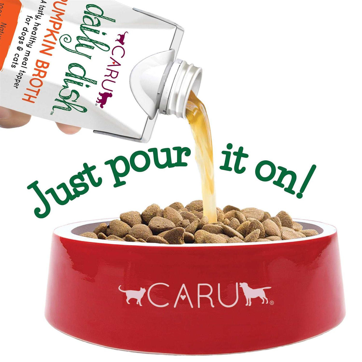 Pumpkin Broth Meal Topper for Cats & Dogs V405407