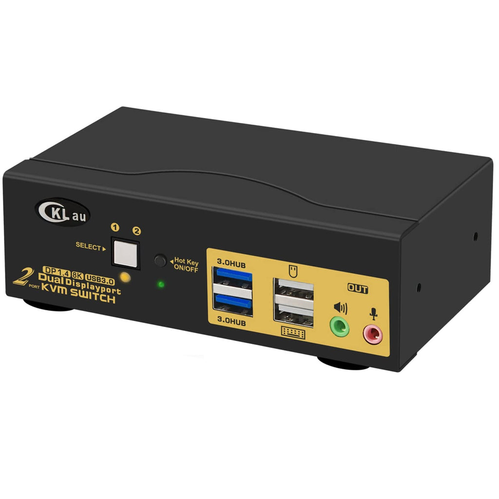 4K@60Hz 2 in 1 Out USB-C KVM Switch with Audio and USB 2.0 Hub U89673