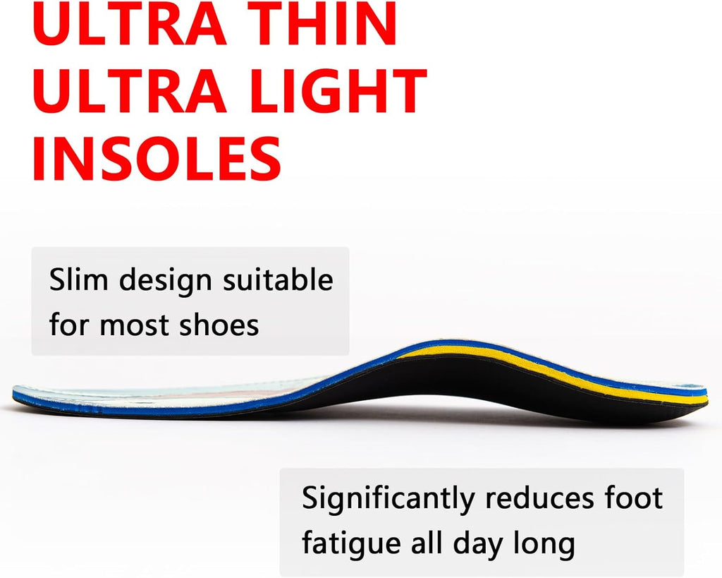 Orthotic Insole Arch Support Insert Insole Men 11-13, Women 12.5-14 N66069