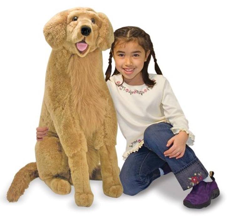 Lifelike Stuffed Animal Dog (Over 2 Feet Tall) R625