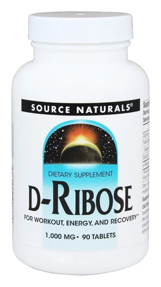 D Ribose Powder 1000 mg 90 Tablets Q88522