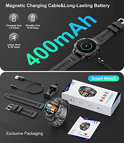 Smart Watch with Bluetooth Call, 5ATM Waterproof, 1.39'' HD X9846
