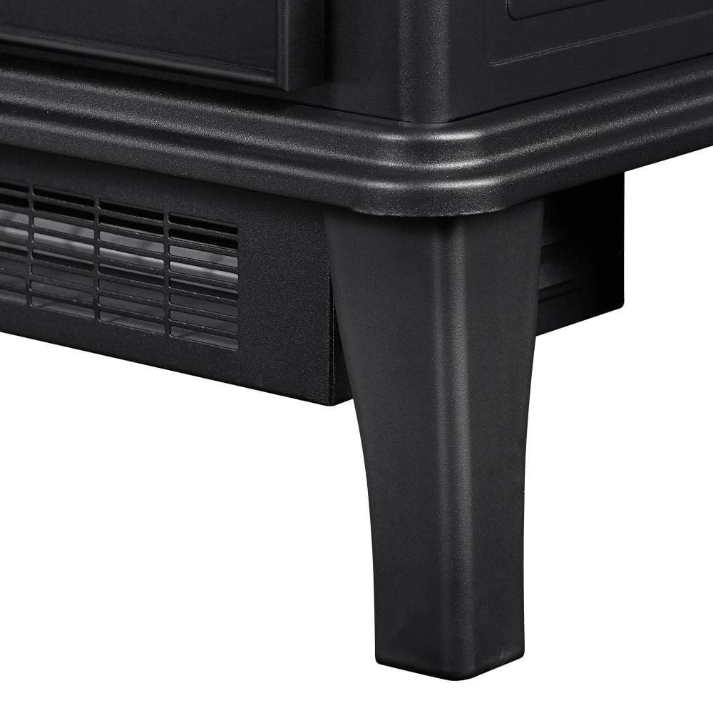 Black Infrared Quartz Electric Fireplace Stove Heater U862